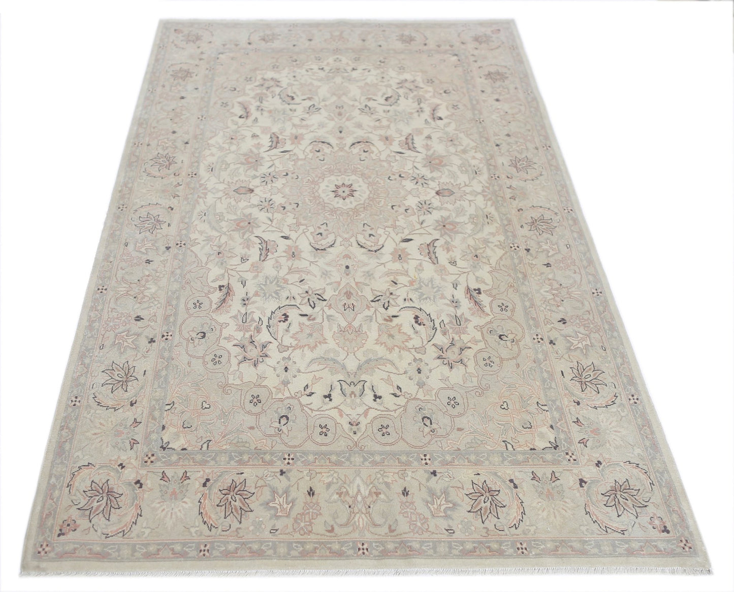 Handmade Traditional Pakistani Rug | 191 x 123 cm | 6'4" x 4' - Najaf Rugs & Textile