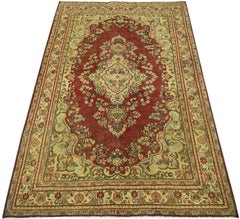 Handmade Vintage Persian Rug | 193 x 134 cm | 6'4" x 4'5" - Najaf Rugs & Textile