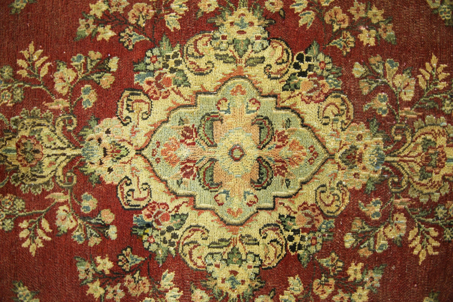 Handmade Vintage Persian Rug | 193 x 134 cm | 6'4" x 4'5" - Najaf Rugs & Textile