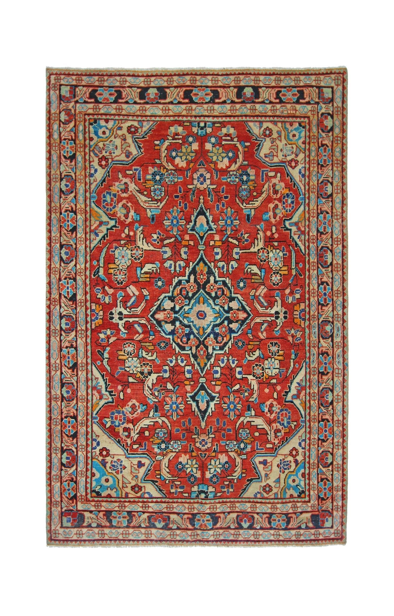Vintage Persian Tabriz Rug