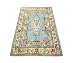 Handmade Vintage Persian Tabriz Rug | 235 x 165 cm | 7'9" x 5'5" - Najaf Rugs & Textile