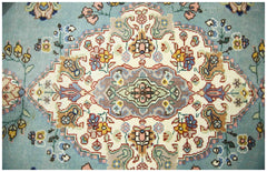 Handmade Vintage Persian Tabriz Rug | 235 x 165 cm | 7'9" x 5'5" - Najaf Rugs & Textile