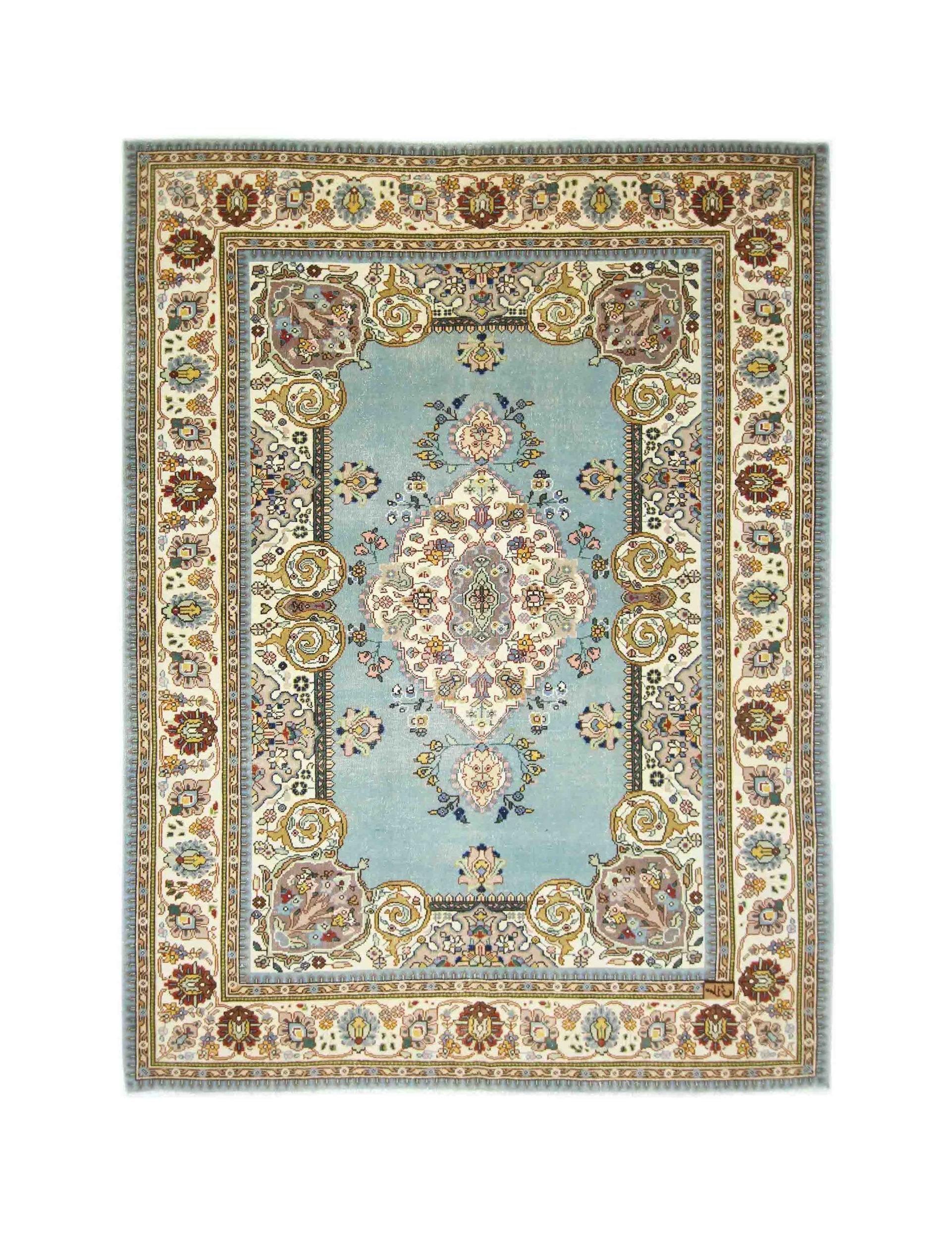 Vintage Persian Tabriz Rug