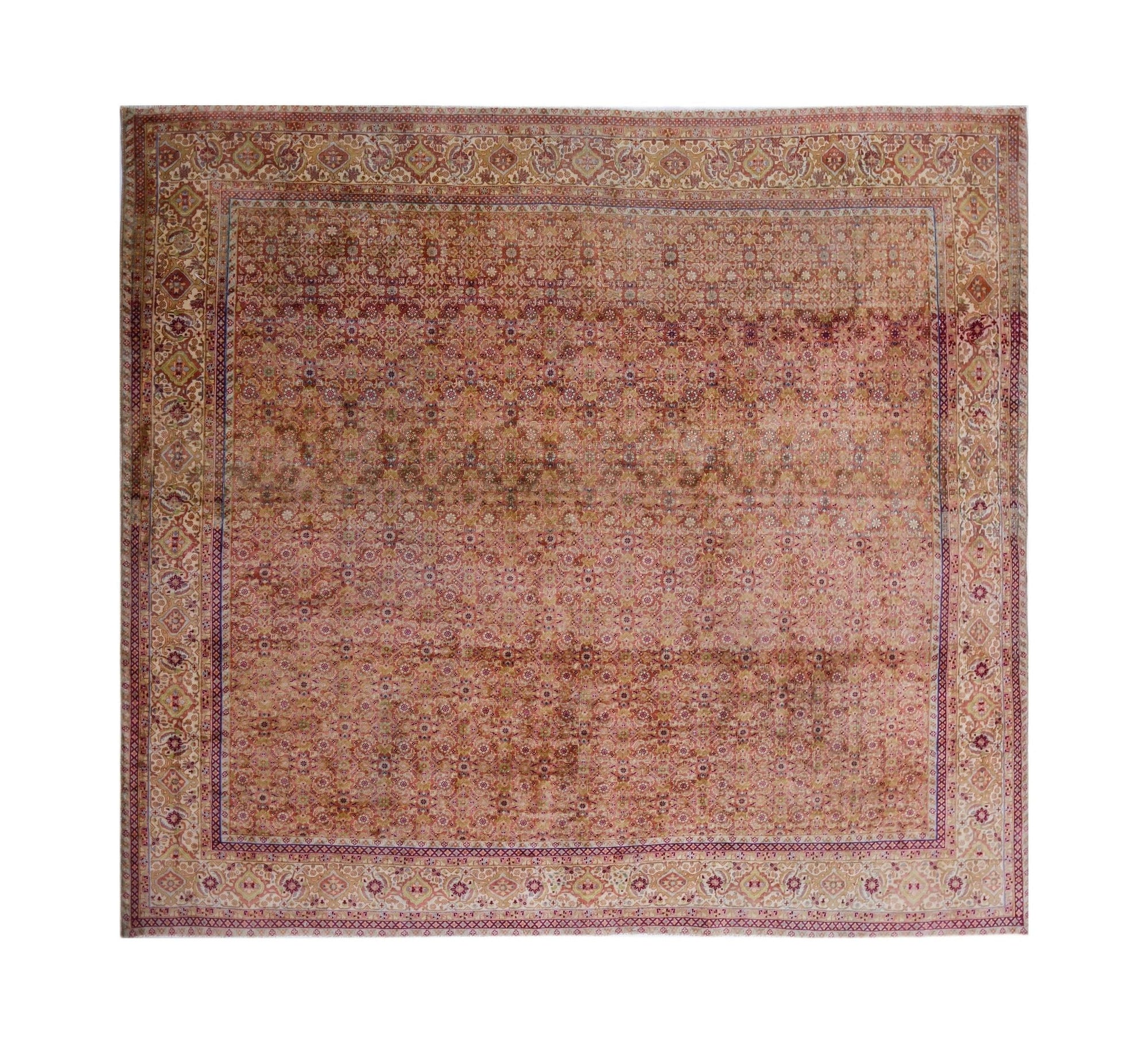 Vintage Persian Tabriz Rug