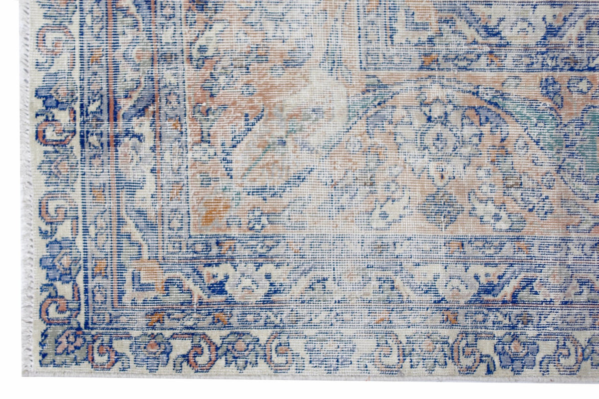 Handmade Vintage Persian Tabriz Rug | 278 x 198 cm | 9'1" x 6'6" - Najaf Rugs & Textile
