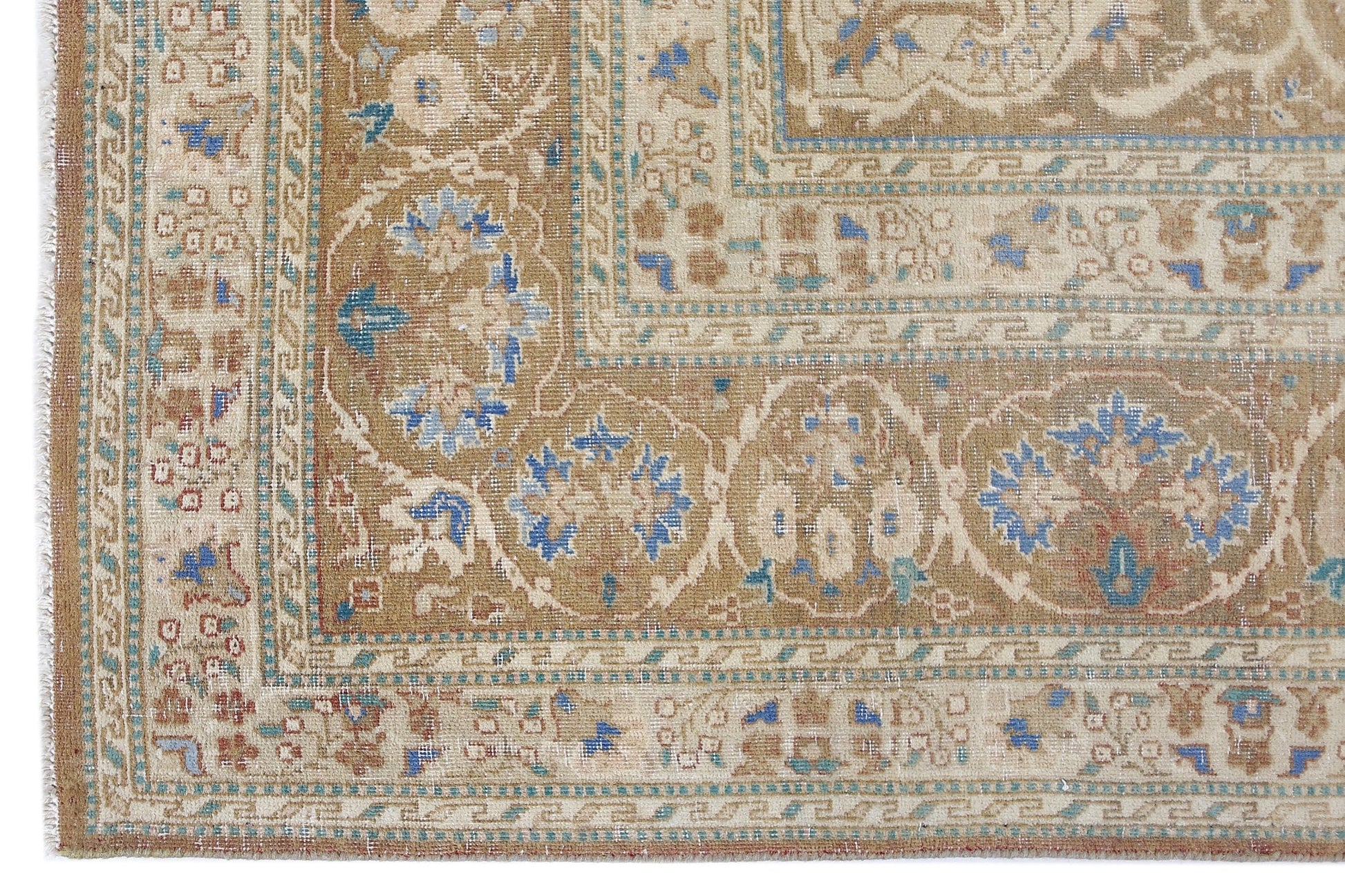 Handmade Vintage Persian Tabriz Rug | 282 x 182 cm | 9'3" x 6' - Najaf Rugs & Textile