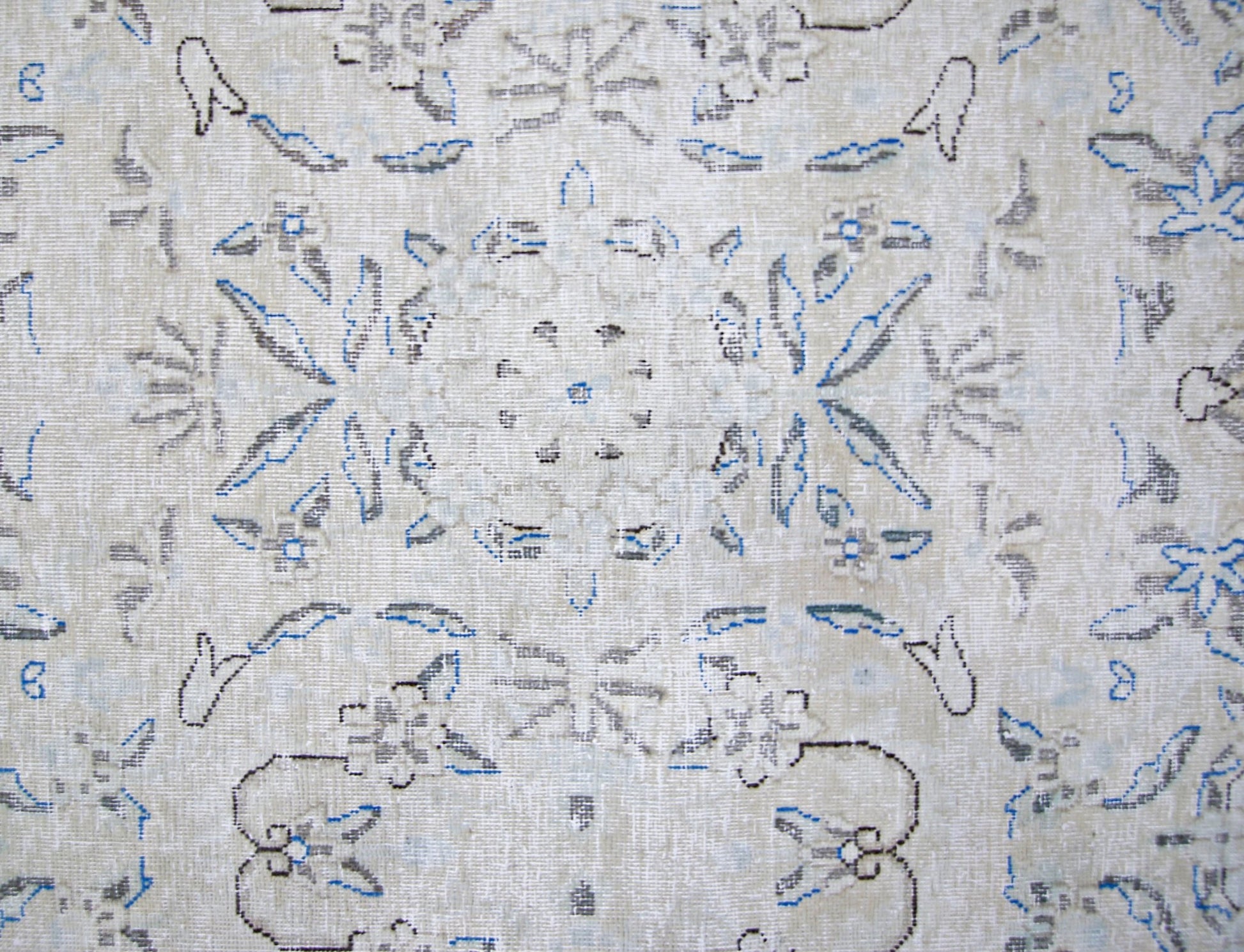 Handmade Vintage Persian Tabriz Rug | 285 x 193 cm | 9'4" x 6'4" - Najaf Rugs & Textile