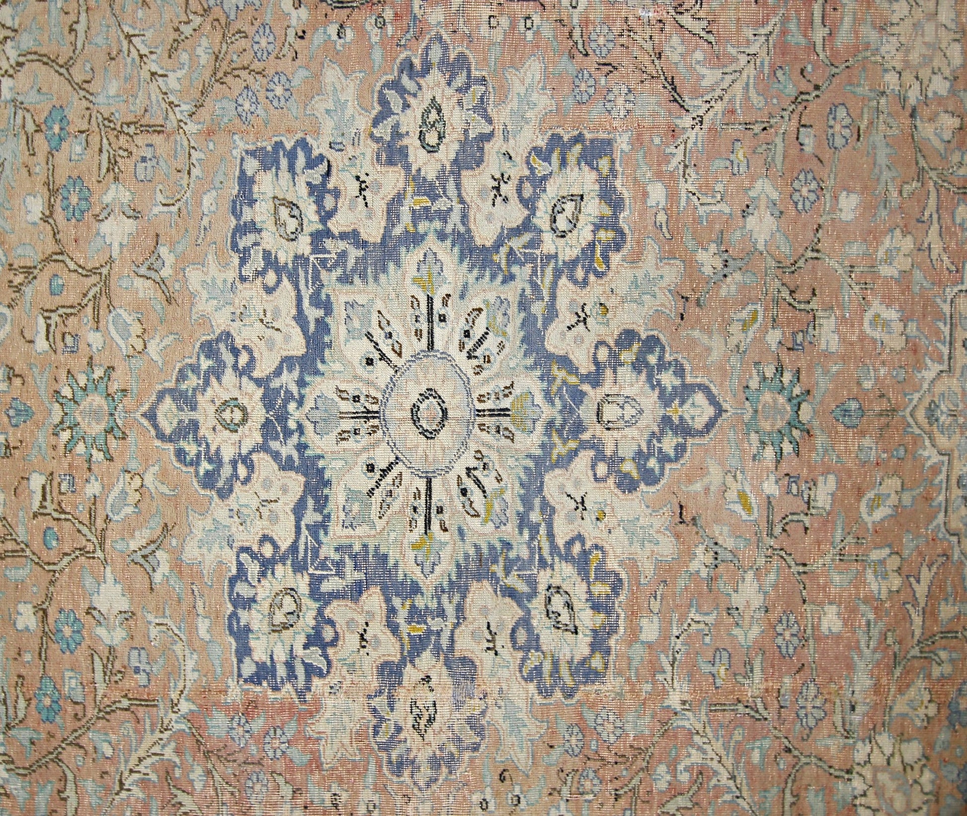 Handmade Vintage Persian Tabriz Rug | 289 x 196 cm | 9'6" x 6'5" - Najaf Rugs & Textile
