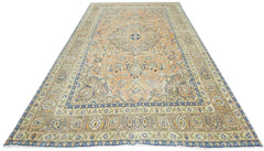 Handmade Vintage Persian Tabriz Rug | 295 x 196 cm | 9'8" x 6'5" - Najaf Rugs & Textile
