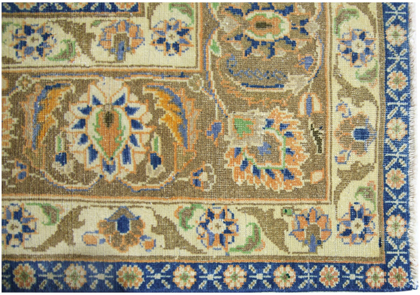 Handmade Vintage Persian Tabriz Rug | 295 x 196 cm | 9'8" x 6'5" - Najaf Rugs & Textile