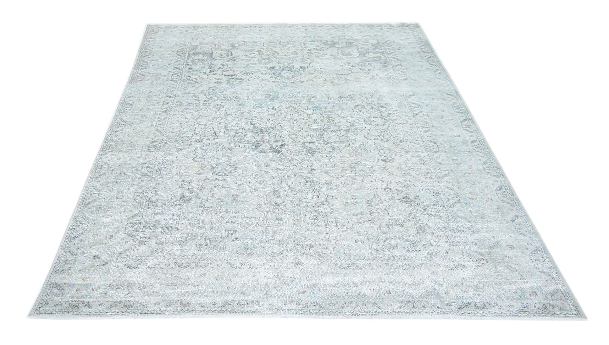Handmade Vintage Persian Tabriz Rug | 295 x 203 cm | 9'8" x 6'8" - Najaf Rugs & Textile