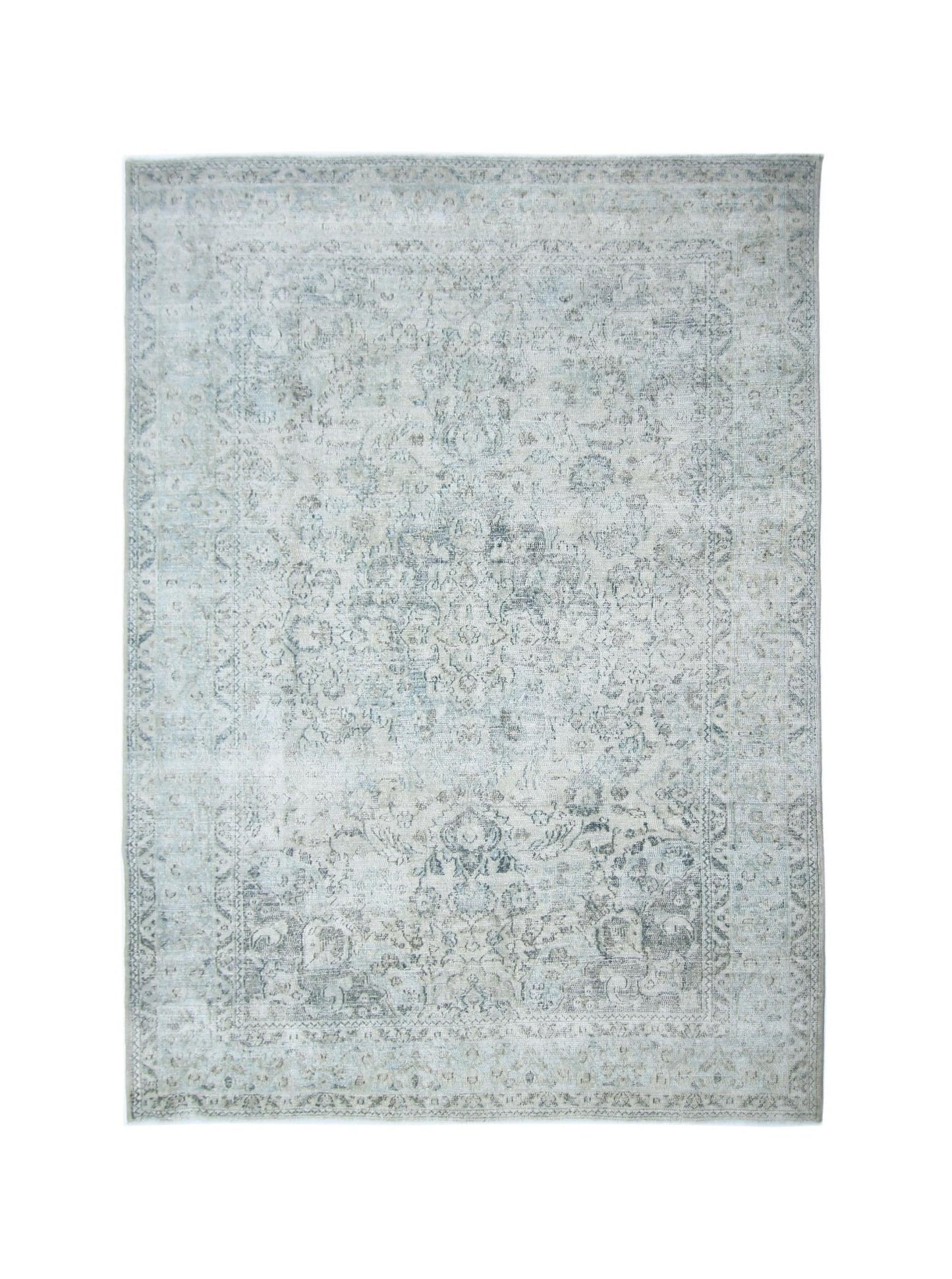 Handmade Vintage Persian Tabriz Rug | 295 x 203 cm | 9'8" x 6'8" - Najaf Rugs & Textile