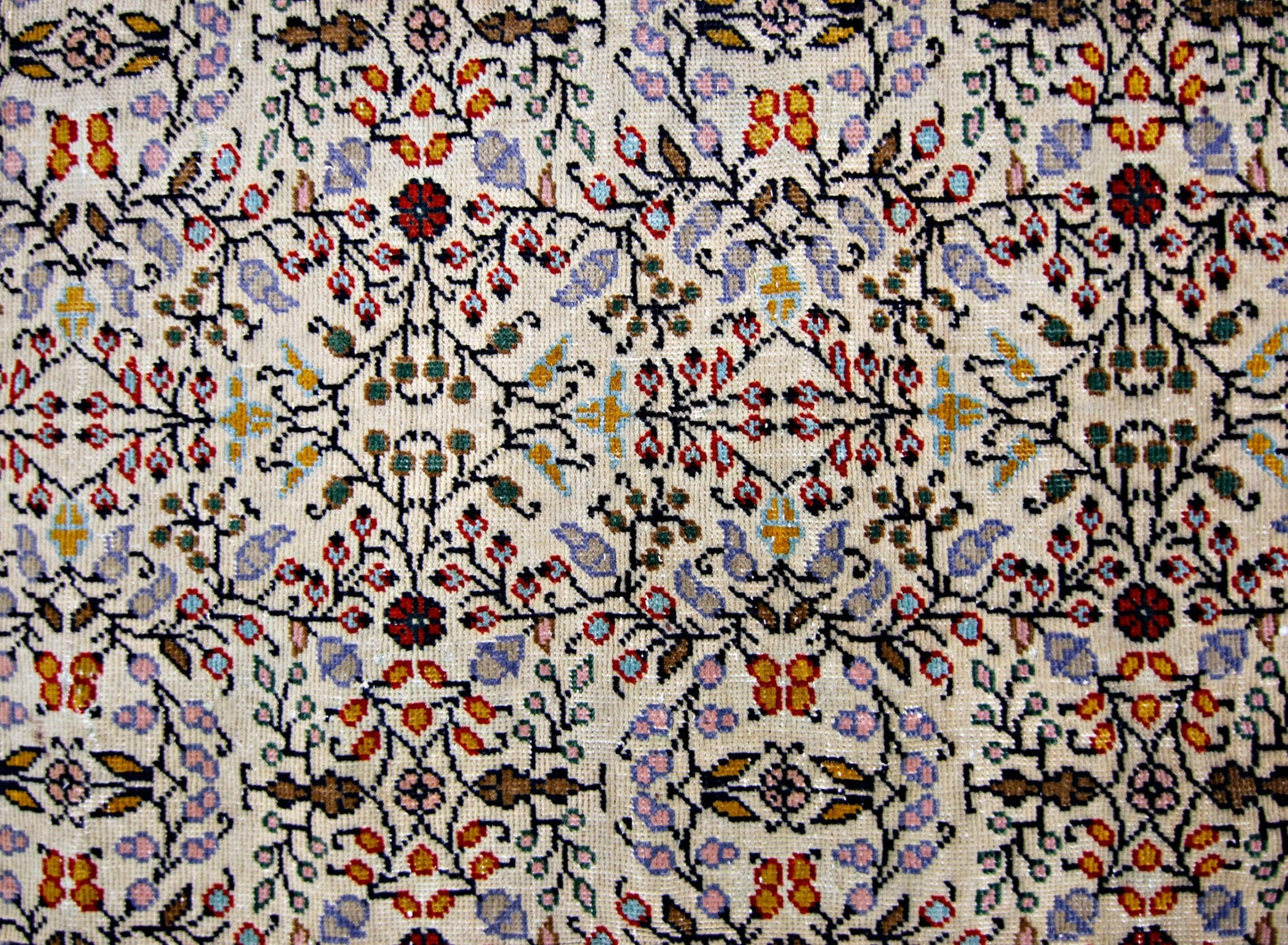 Handmade Vintage Persian Tabriz Rug | 296 x 200 cm | 9'9" x 6'7" - Najaf Rugs & Textile