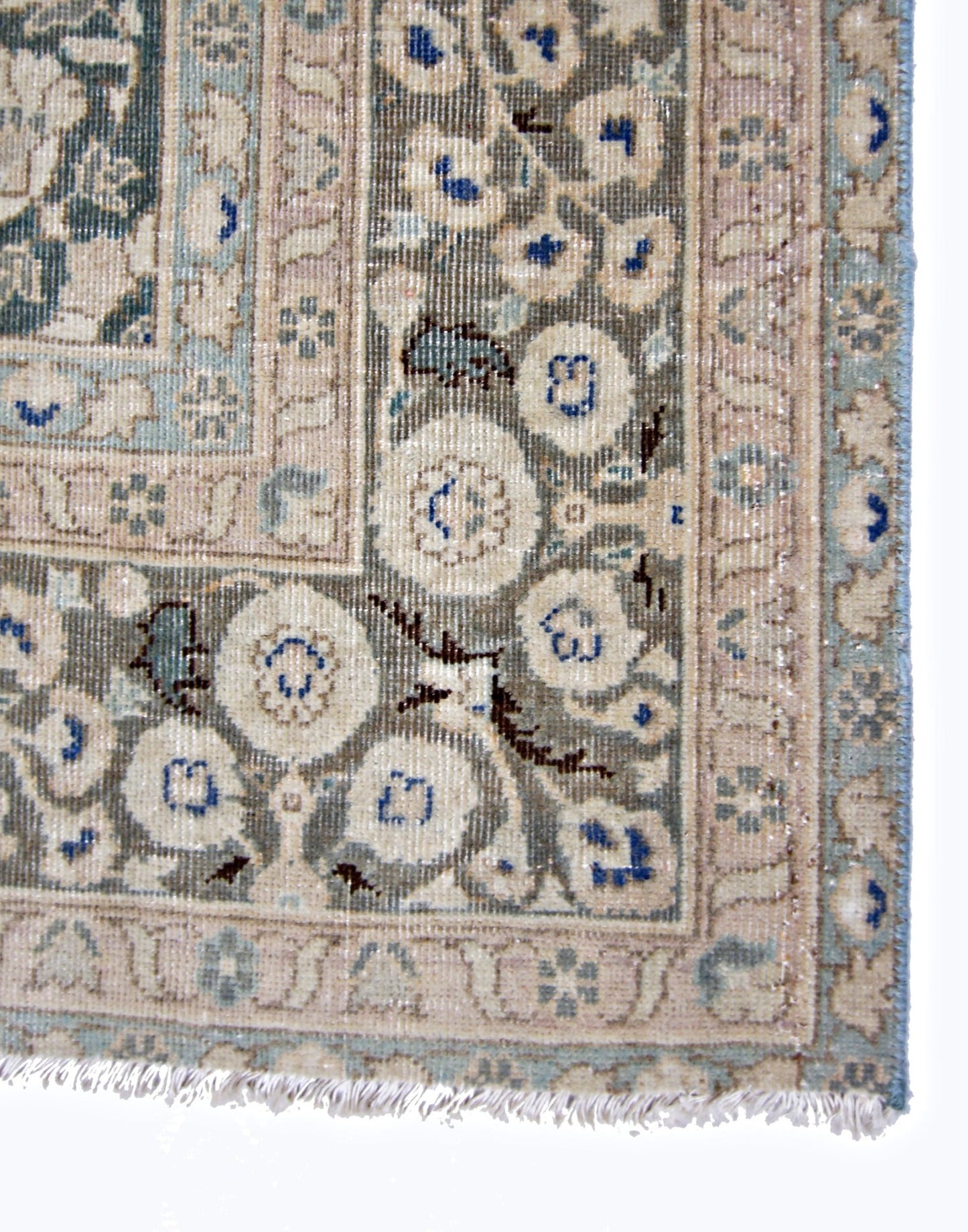 Handmade Vintage Persian Tabriz Rug | 303 x 202 cm | 9'11" x 6'7" - Najaf Rugs & Textile