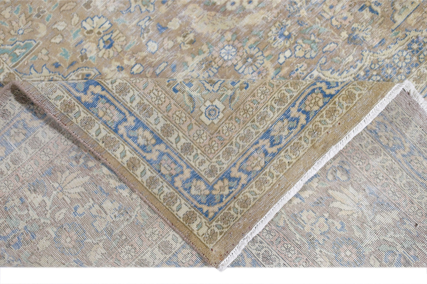 Handmade Vintage Persian Tabriz Rug | 304 x 212 cm | 10' x 6'11" - Najaf Rugs & Textile