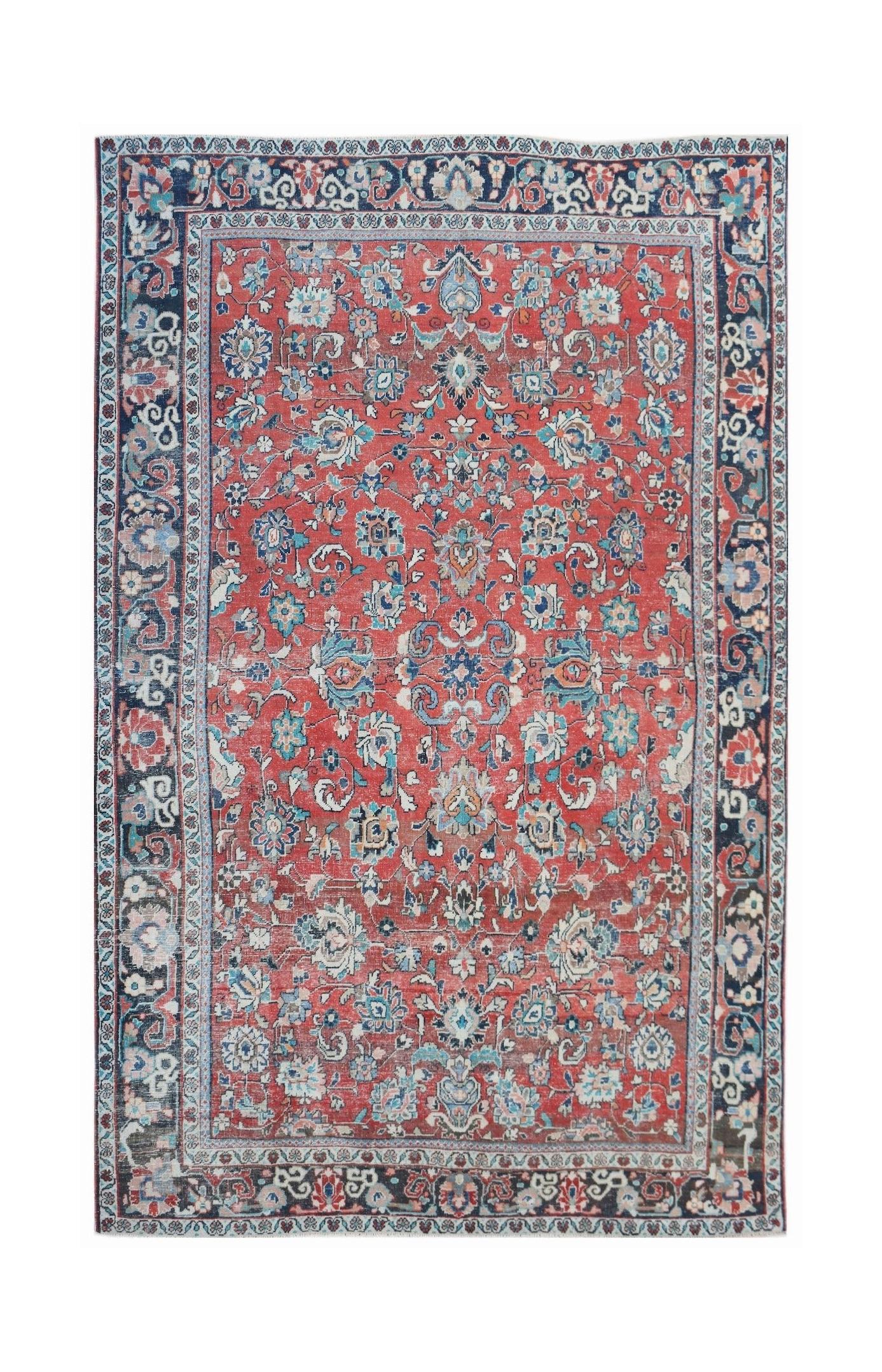 Vintage Persian Tabriz Rug