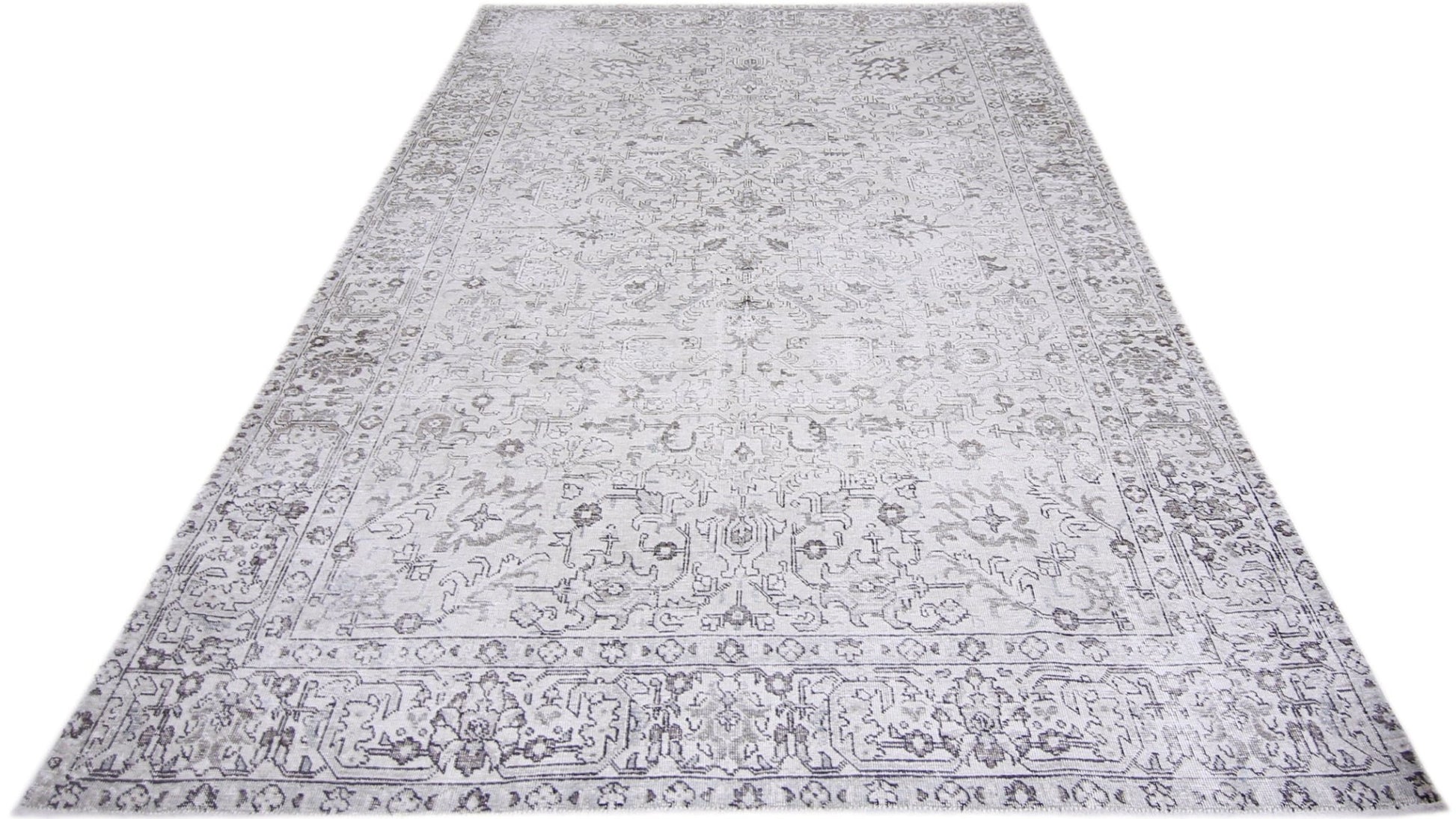 Handmade Vintage Persian Tabriz Rug | 310 x 194 cm | 10'2" x 6'4" - Najaf Rugs & Textile