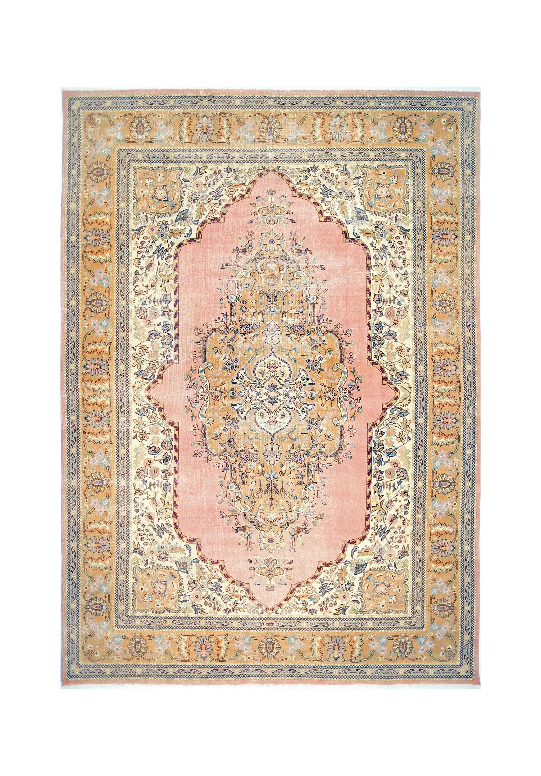 Vintage Persian Tabriz Rug