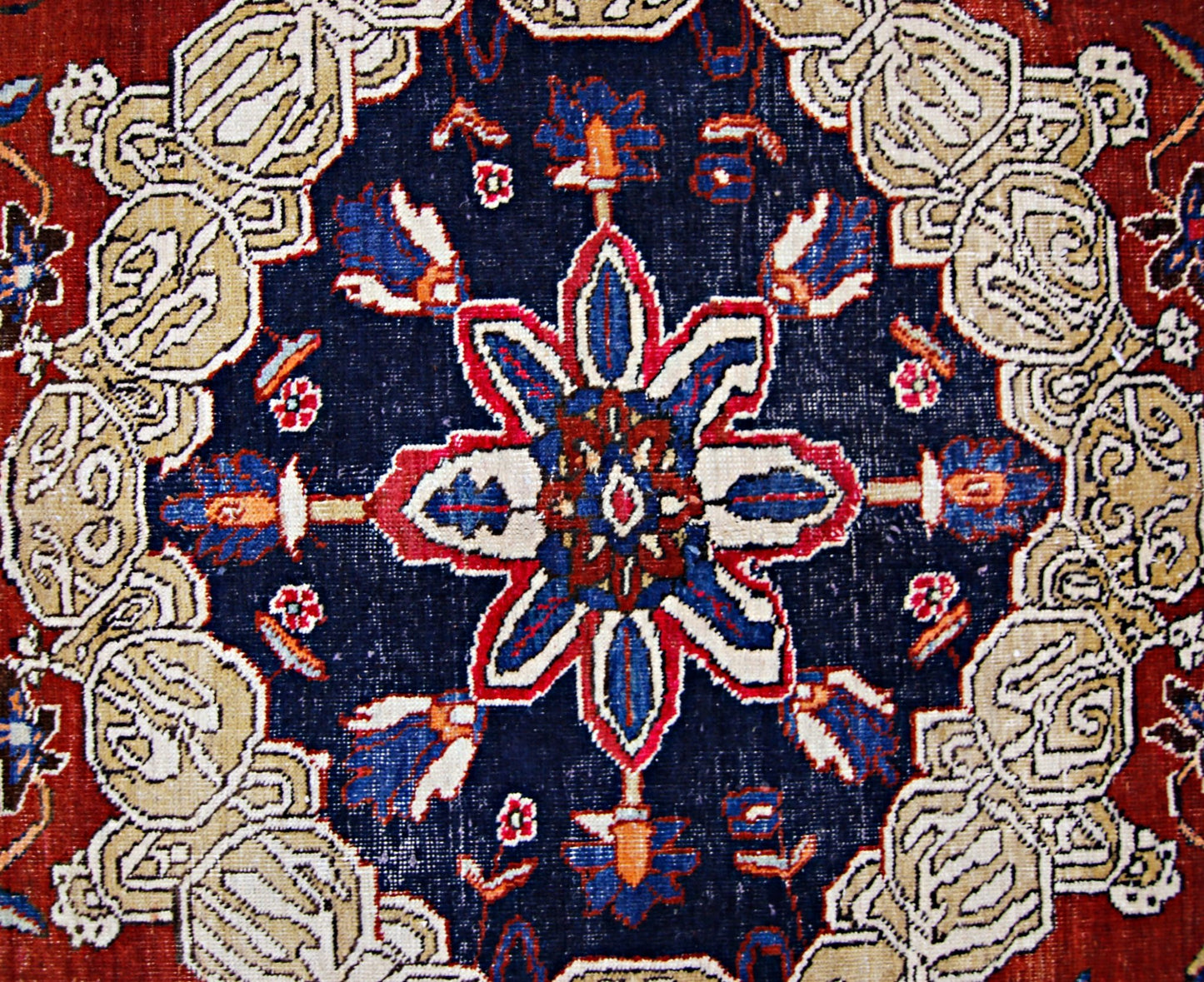 Handmade Vintage Persian Tabriz Rug | 315 x 220 cm | 10'4" x 7'3" - Najaf Rugs & Textile