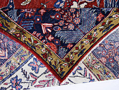 Handmade Vintage Persian Tabriz Rug | 315 x 220 cm | 10'4" x 7'3" - Najaf Rugs & Textile
