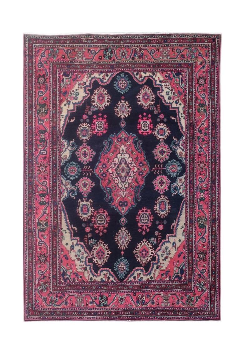 Vintage Persian Tabriz Rug