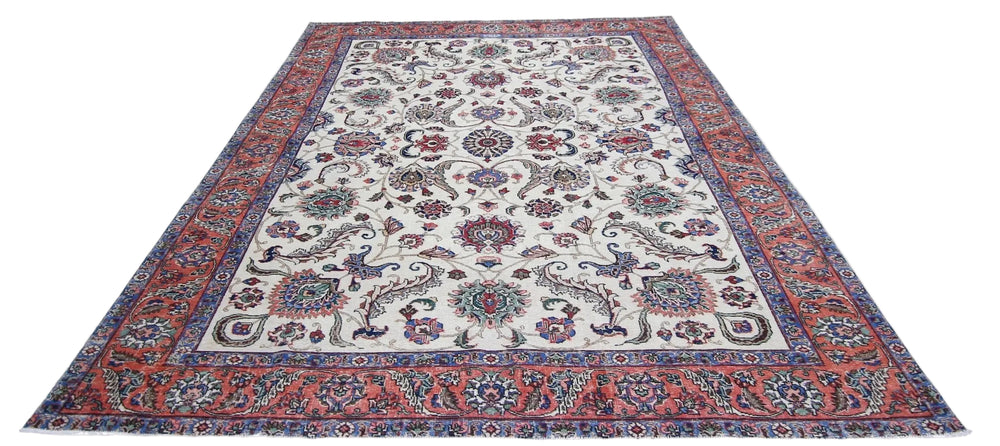 Vintage Persian Tabriz Rug