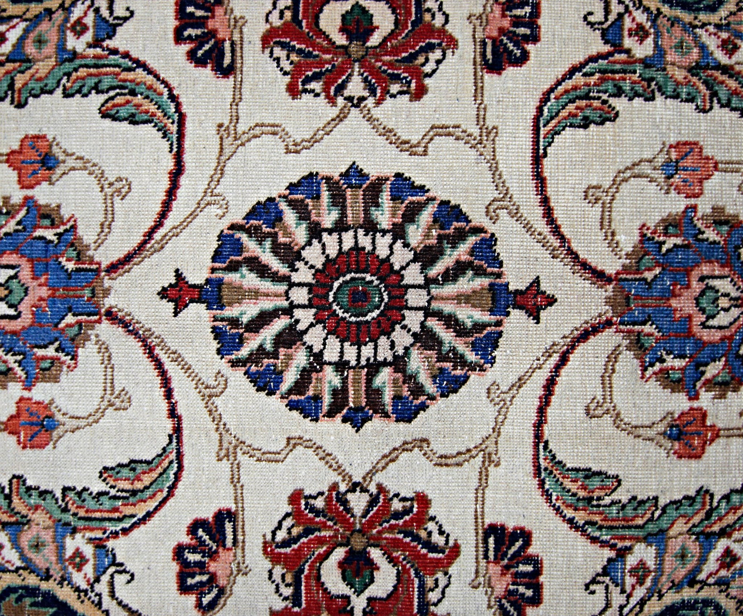 Handmade Vintage Persian Tabriz Rug | 318 x 226 cm | 10'5" x 7'5" - Najaf Rugs & Textile