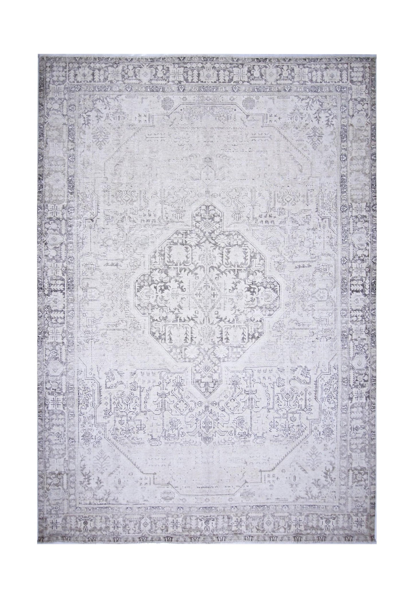 Handmade Vintage Persian Tabriz Rug | 319 x 239 cm | 10'6" x 7'10" - Najaf Rugs & Textile