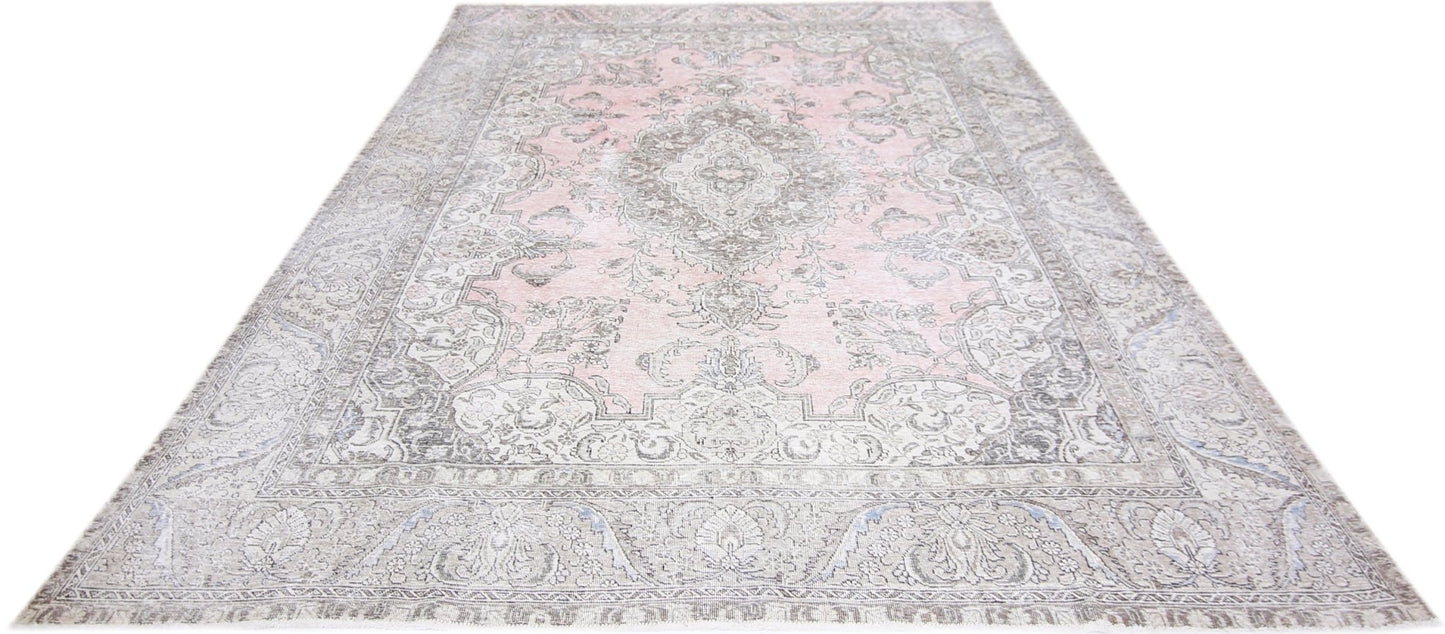 Handmade Vintage Persian Tabriz Rug | 326 x 246 cm | 10'8" x 8'1" - Najaf Rugs & Textile
