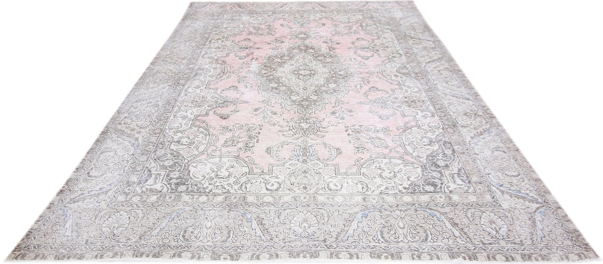 Handmade Vintage Persian Tabriz Rug | 326 x 246 cm | 10'8" x 8'1" - Najaf Rugs & Textile