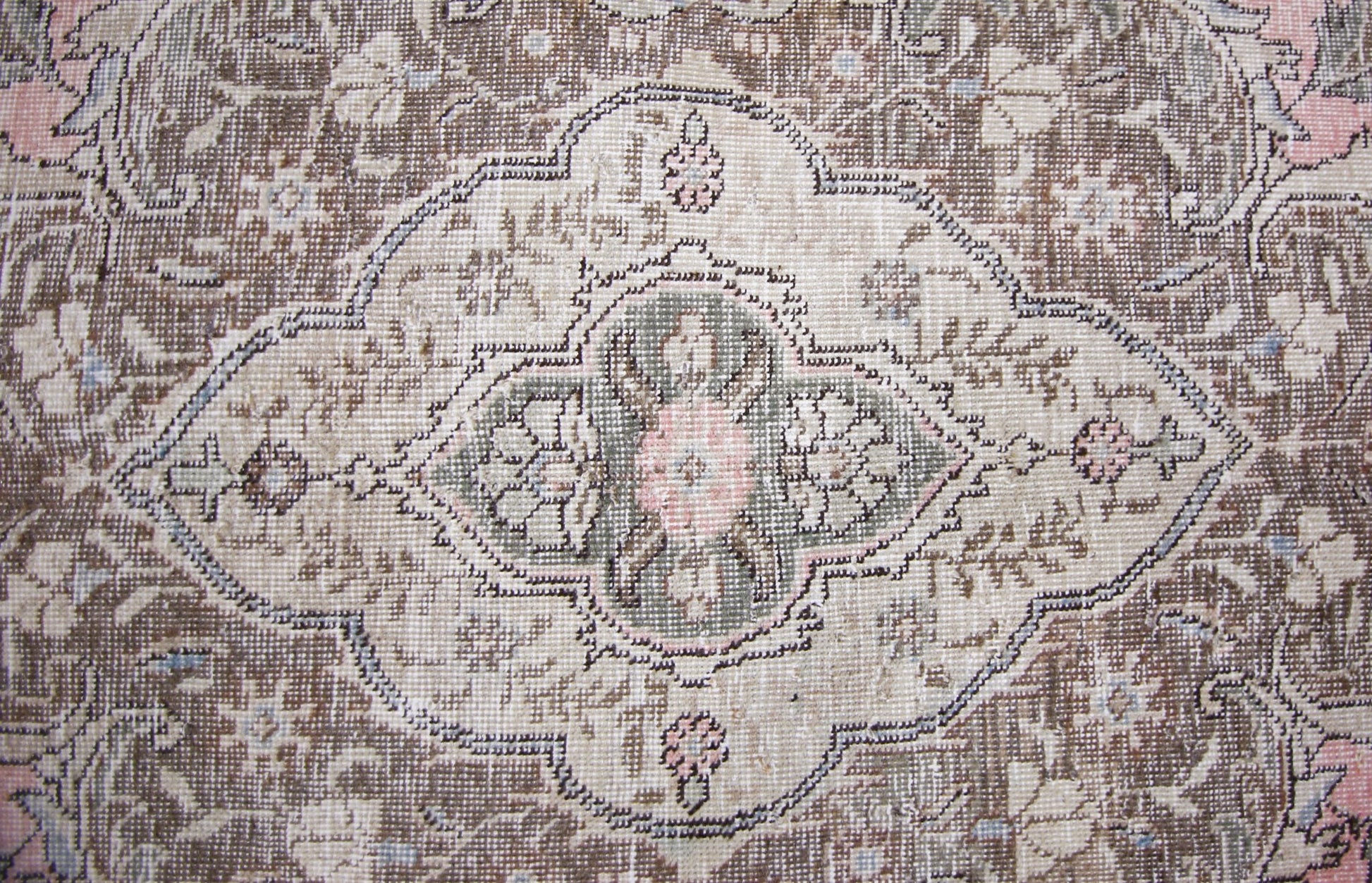 Handmade Vintage Persian Tabriz Rug | 326 x 246 cm | 10'8" x 8'1" - Najaf Rugs & Textile