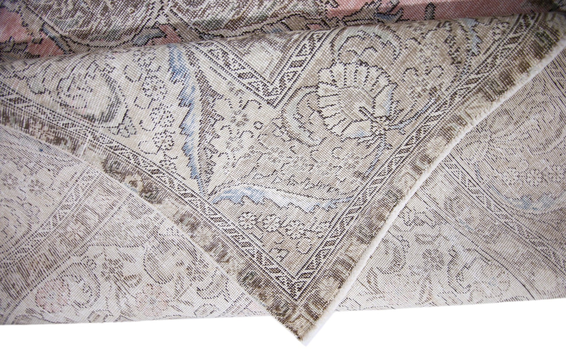Handmade Vintage Persian Tabriz Rug | 326 x 246 cm | 10'8" x 8'1" - Najaf Rugs & Textile