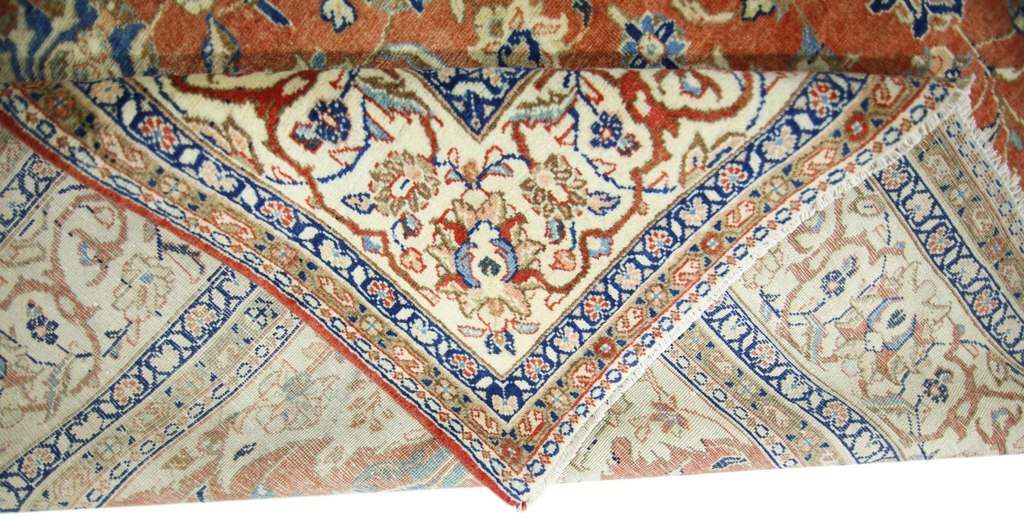 Handmade Vintage Persian Tabriz Rug | 328 x 212 cm | 10'9" x 7' - Najaf Rugs & Textile