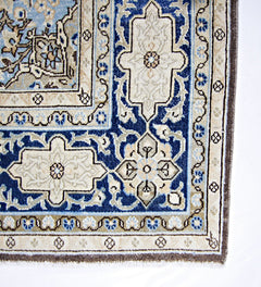 Handmade Vintage Persian Tabriz Rug | 328 x 219 cm | 10'8" x 7'2" - Najaf Rugs & Textile
