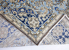 Handmade Vintage Persian Tabriz Rug | 328 x 219 cm | 10'8" x 7'2" - Najaf Rugs & Textile