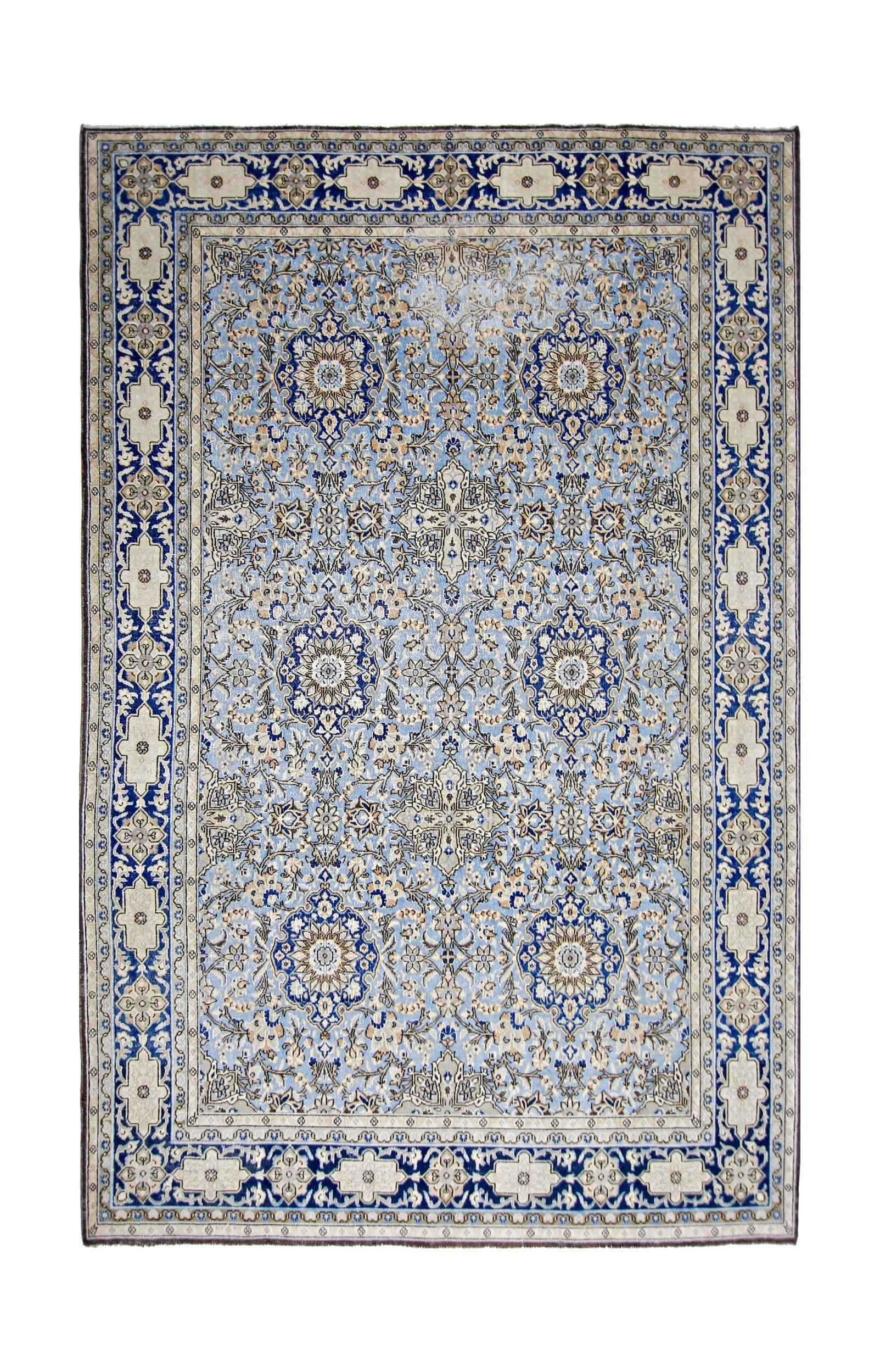 Vintage Persian Tabriz Rug