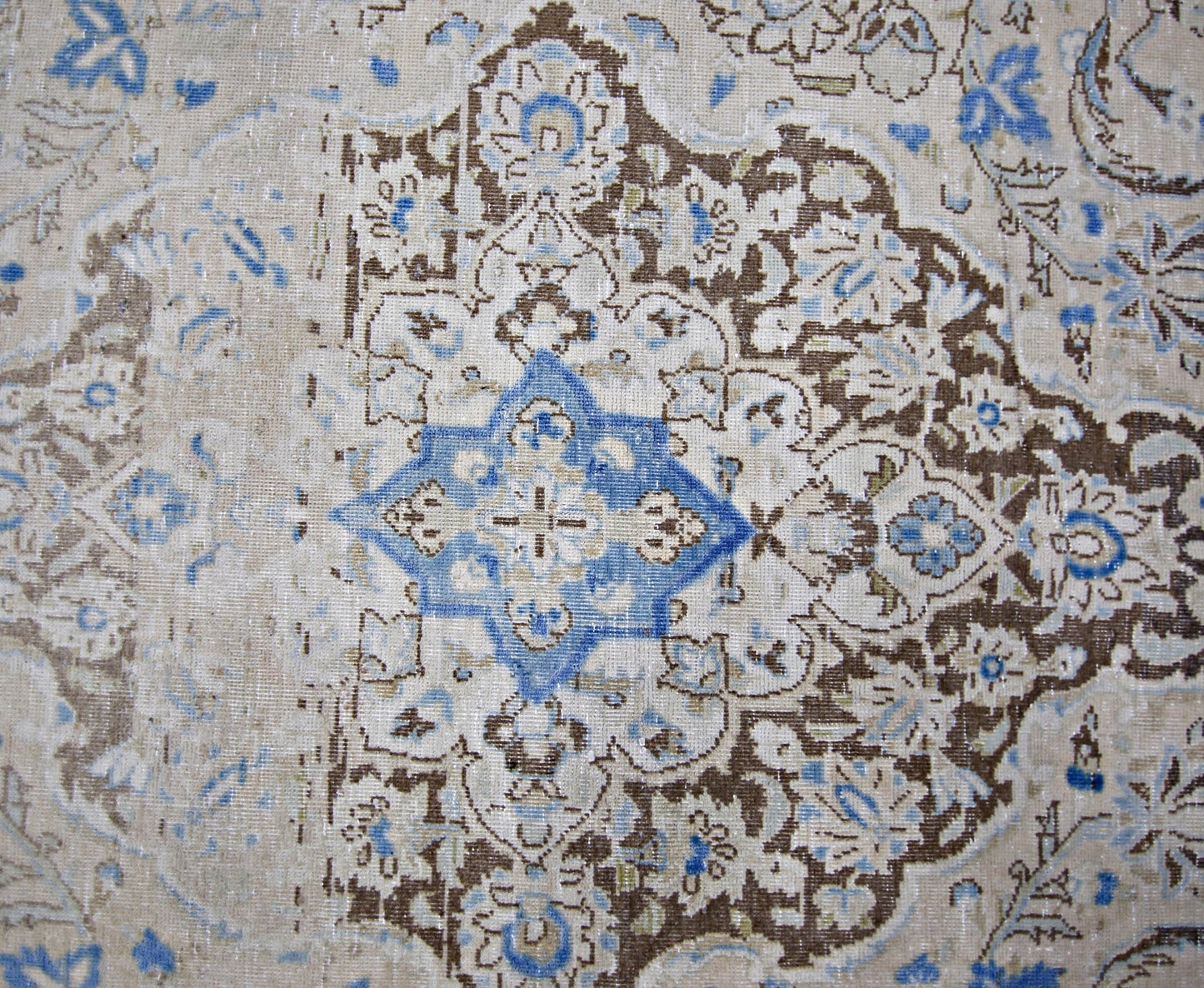 Handmade Vintage Persian Tabriz Rug | 330 x 207 cm | 10'10" x 6'9" - Najaf Rugs & Textile
