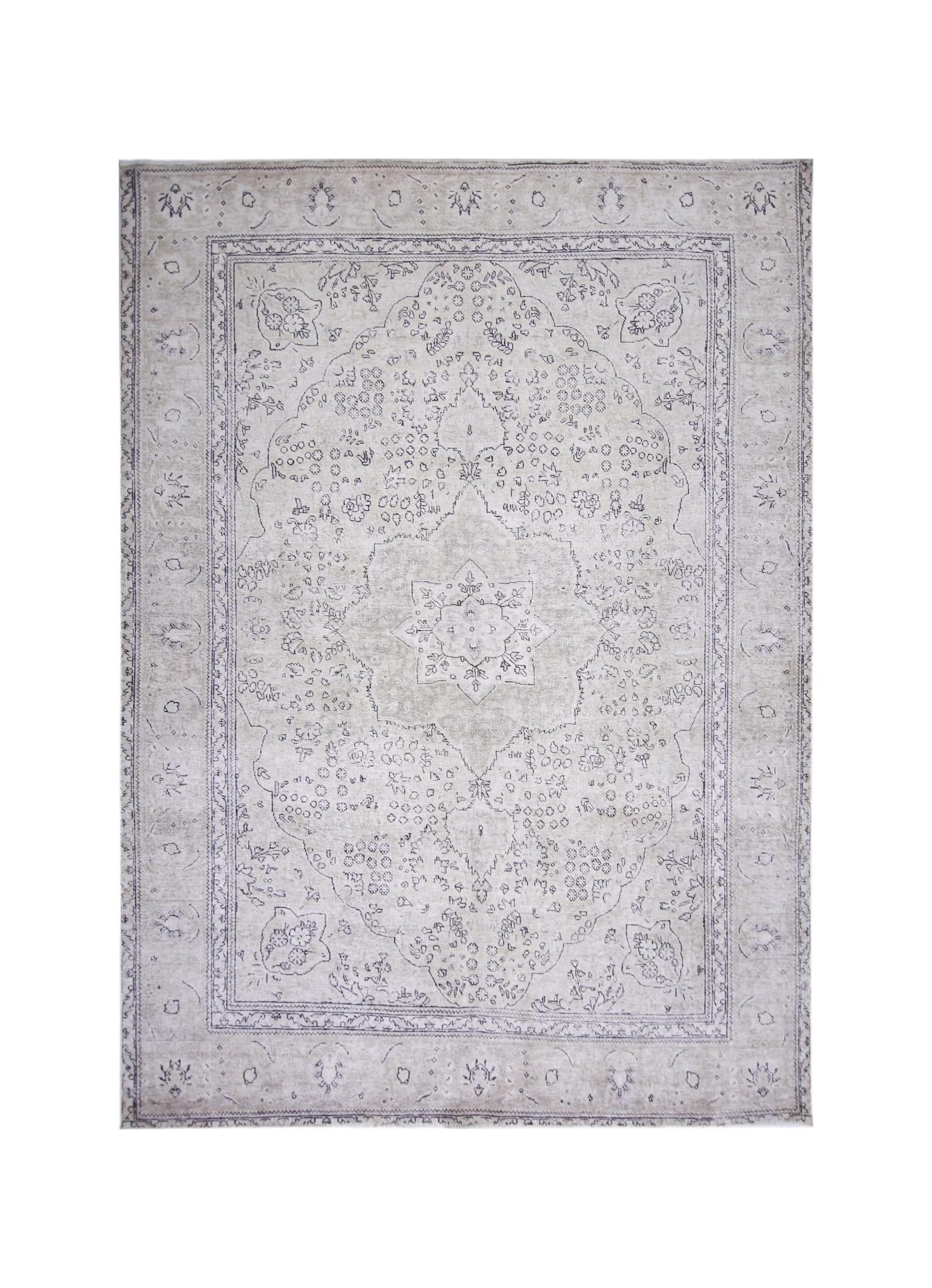 Handmade Vintage Persian Tabriz Rug | 333 x 243 cm | 10'11" x 8' - Najaf Rugs & Textile