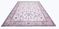 Handmade Vintage Persian Tabriz Rug | 348 x 245 cm | 11'5" x 8' - Najaf Rugs & Textile