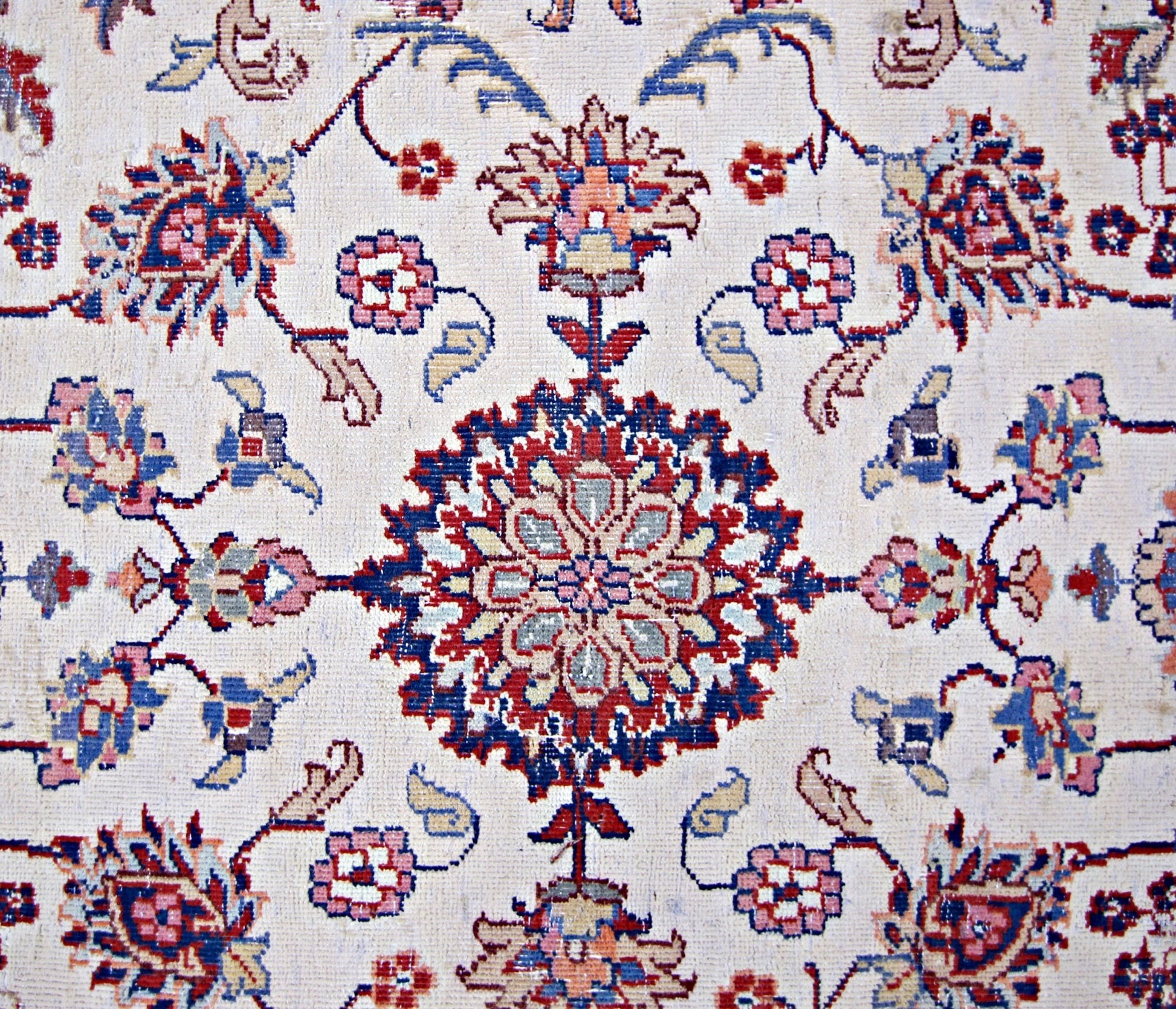 Handmade Vintage Persian Tabriz Rug | 348 x 245 cm | 11'5" x 8' - Najaf Rugs & Textile