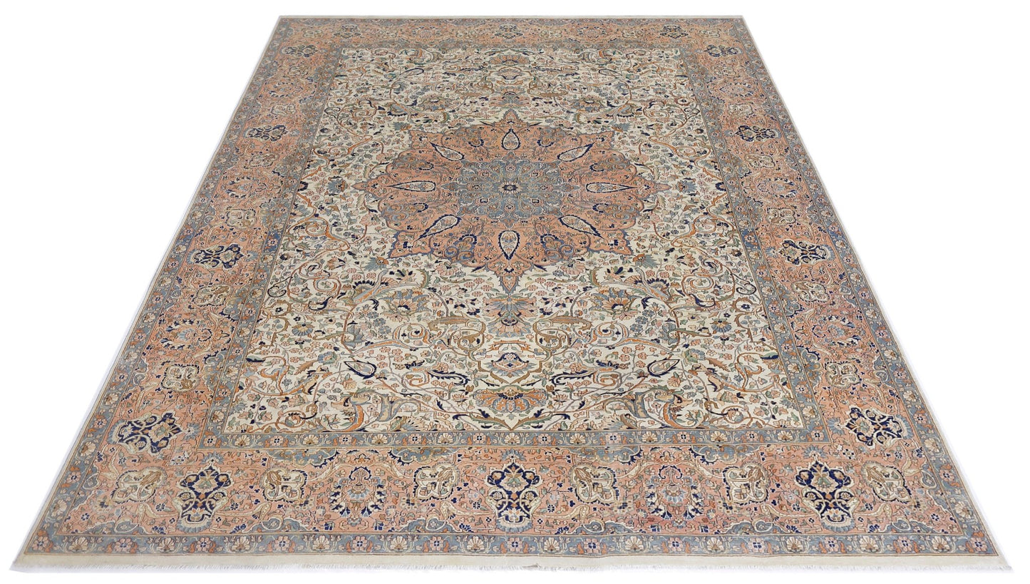 Handmade Traditional Pakistani Rug | 356 x 241 cm | 11'8" x 7'11" - Najaf Rugs & Textile