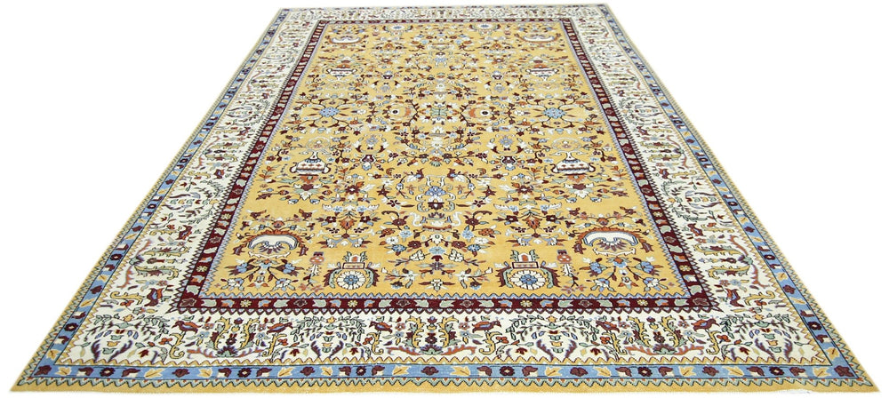 Vintage Persian Tabriz Rug