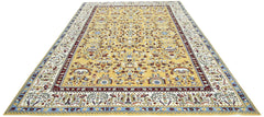 Handmade Vintage Persian Rug | 361 x 257 cm | 11'10" x 8'5" - Najaf Rugs & Textile