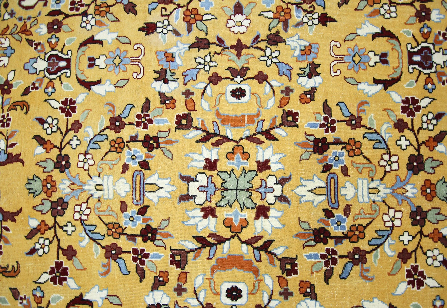 Handmade Vintage Persian Rug | 361 x 257 cm | 11'10" x 8'5" - Najaf Rugs & Textile