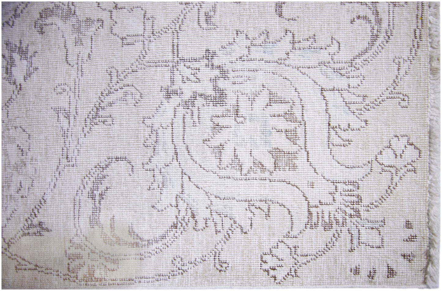 Handmade Vintage Persian Kerman Rug | 376 x 185 cm | 12'4" x 6'1" - Najaf Rugs & Textile