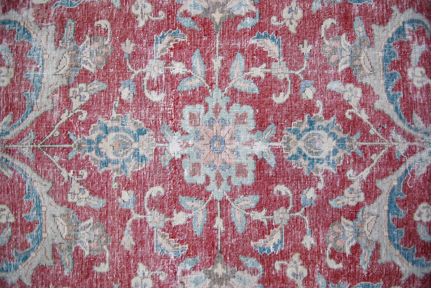 Handmade Vintage Persian Tabriz Rug | 376 x 296 cm | 12'4" x 9'9" - Najaf Rugs & Textile
