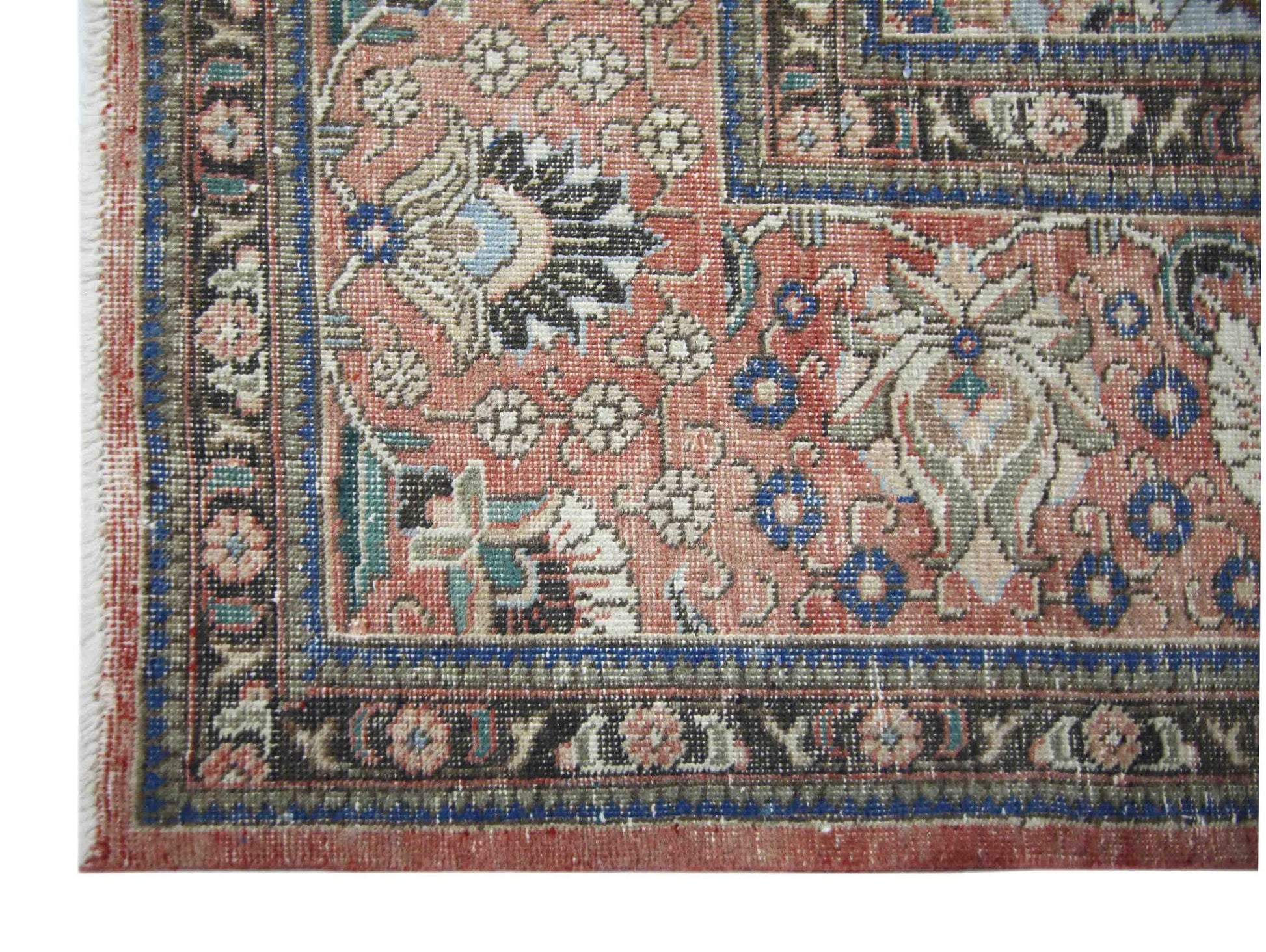 Handmade Vintage Persian Tabriz Rug | 405 x 292 cm | 13'3" x 9'7" - Najaf Rugs & Textile