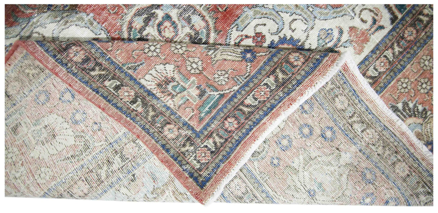 Handmade Vintage Persian Tabriz Rug | 405 x 292 cm | 13'3" x 9'7" - Najaf Rugs & Textile