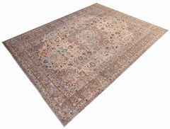 Handmade Vintage Persian Kerman Rug | 485 x 325 cm | 15'11" x 10'8" - Najaf Rugs & Textile