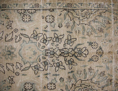 Handmade Vintage Persian Tabriz Hallway Runner | 495 x 89 cm | 16'3" x 2'11" - Najaf Rugs & Textile